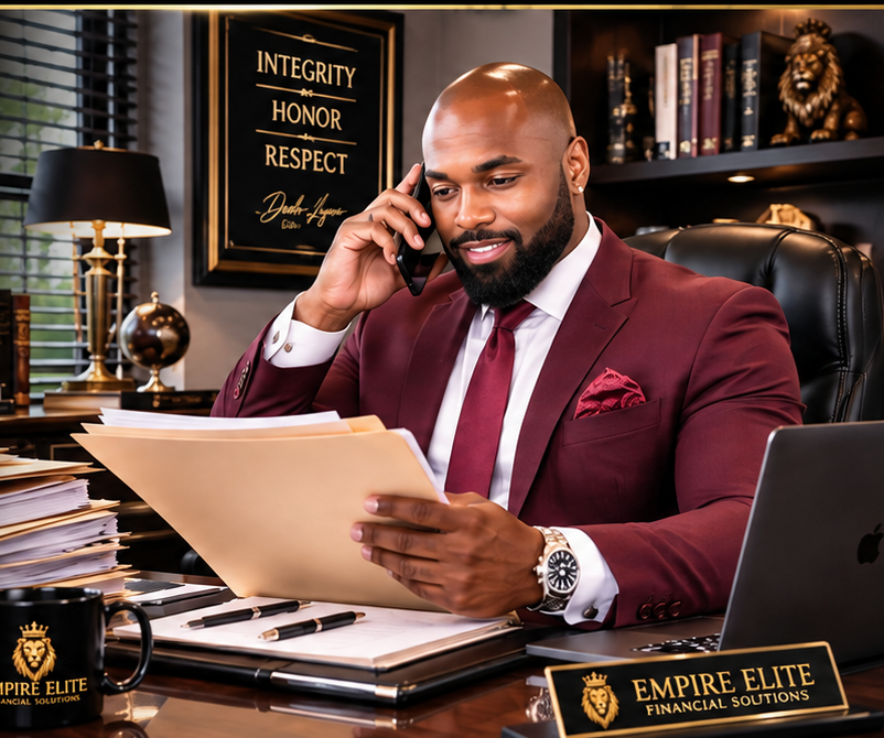Darin Lyons in his office